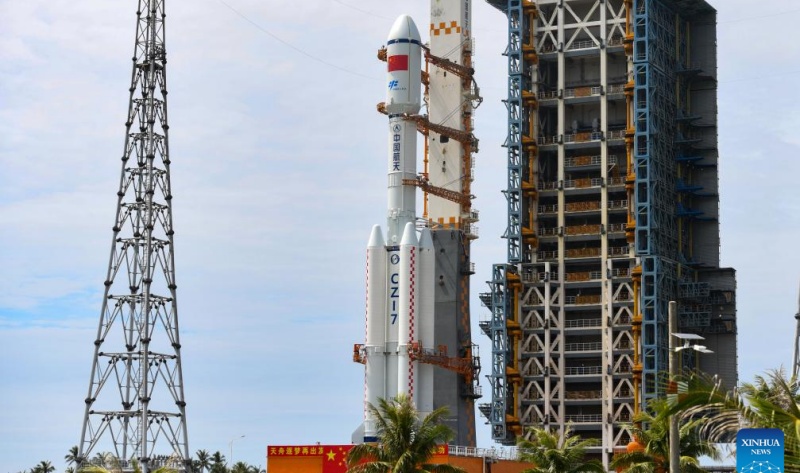 Espa?onave chinesa Tianzhou-9 é transportada para local de lan?amento