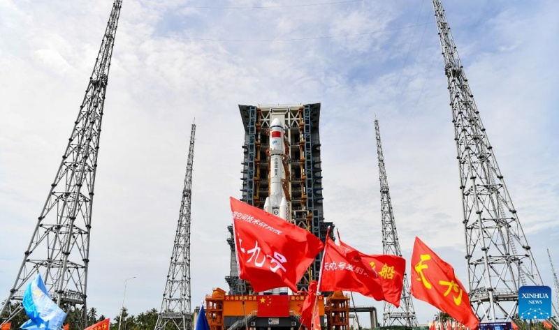 Espa?onave chinesa Tianzhou-9 é transportada para local de lan?amento