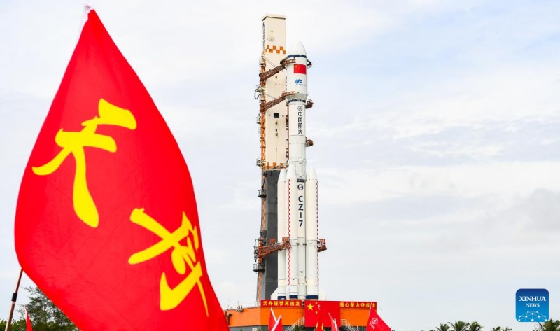 Espa?onave chinesa Tianzhou-9 é transportada para local de lan?amento