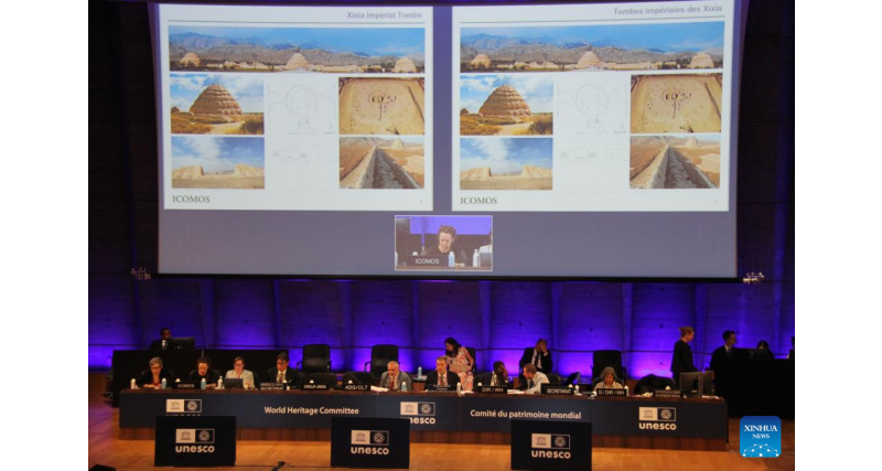 Túmulos Imperiais de Xixia, na China, s?o classificados como Patrim?nio Mundial da UNESCO