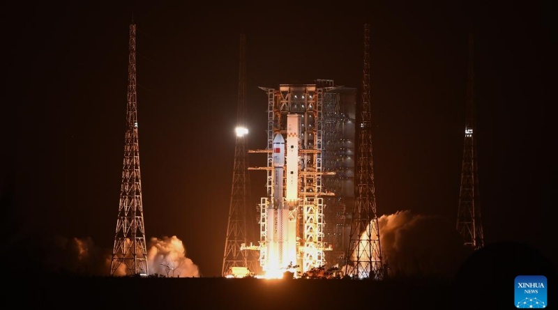 China lan?a nave de carga Tianzhou-9 para enviar suprimentos para a esta??o espacial