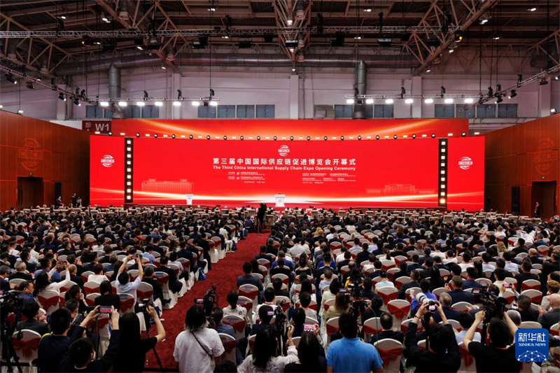 Inaugurada a 3a edi??o da Exposi??o Internacional da Cadeia de Suprimentos da China