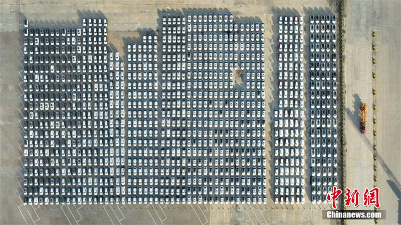 Mais de mil carros chineses “saem” de Guanxi para o Oriente Médio