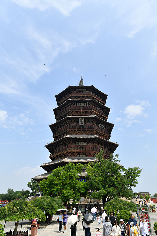 Shanxi: Pagode de madeira resiste ao teste do tempo