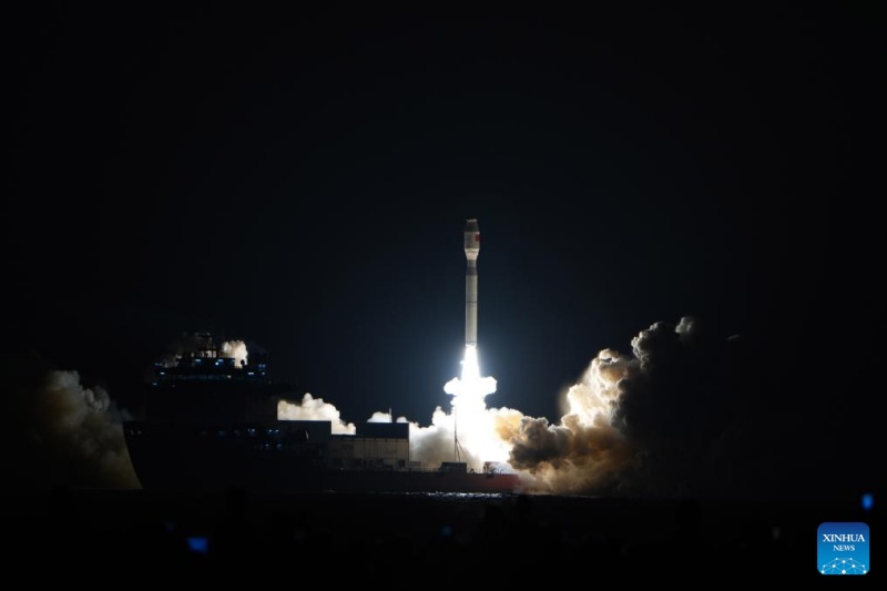 China lan?a novos satélites a partir do mar