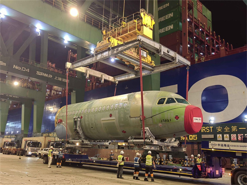 Tianjin recebe pe?as para o 800o Airbus A320