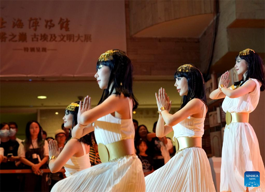 Exposi??o sobre a civiliza??o do Antigo Egito é inaugurada no Museu de Shanghai