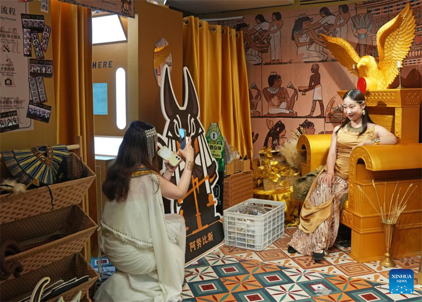 Exposi??o sobre a civiliza??o do Antigo Egito é inaugurada no Museu de Shanghai