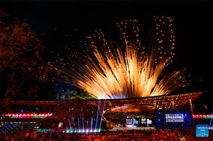 Jogos Mundiais de Chengdu encerram com grande aclama??o