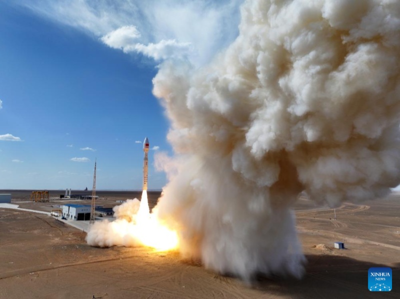 Foguete Lijian-1, da China, lan?a sete satélites