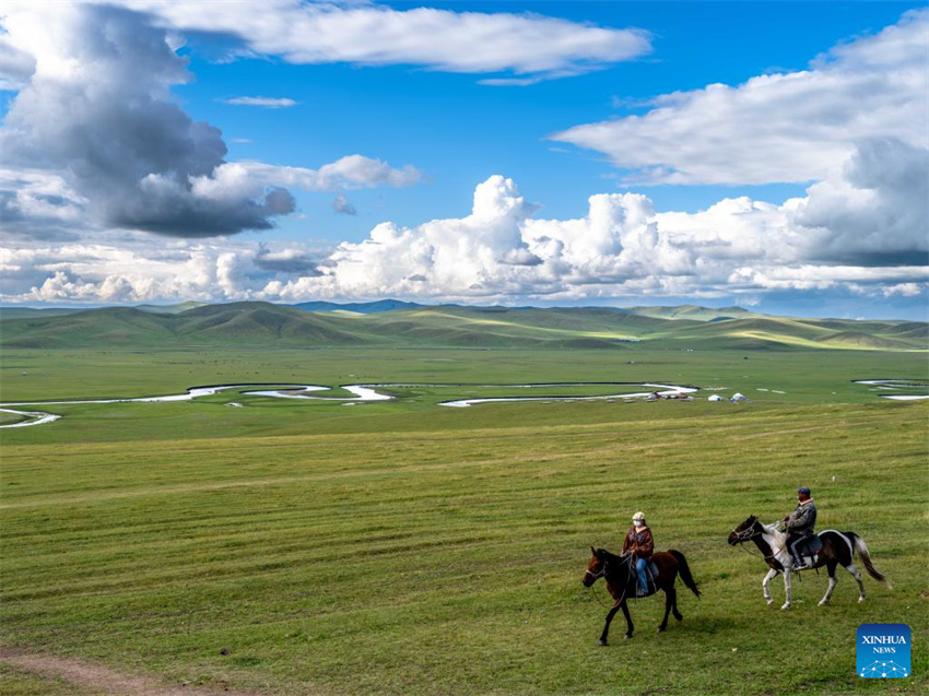 Galeria: paisagem ao longo do Rio Mergel Gol na Mongólia Interior