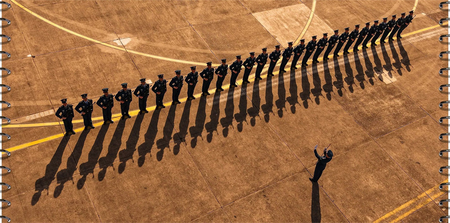 Galeria: fotos de alta defini??o dos ensaios para o desfile militar do Dia da Victória da China