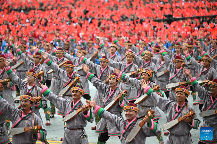 Galeria: celebra??es do 60o aniversário da funda??o da Regi?o Aut?noma de Xizang