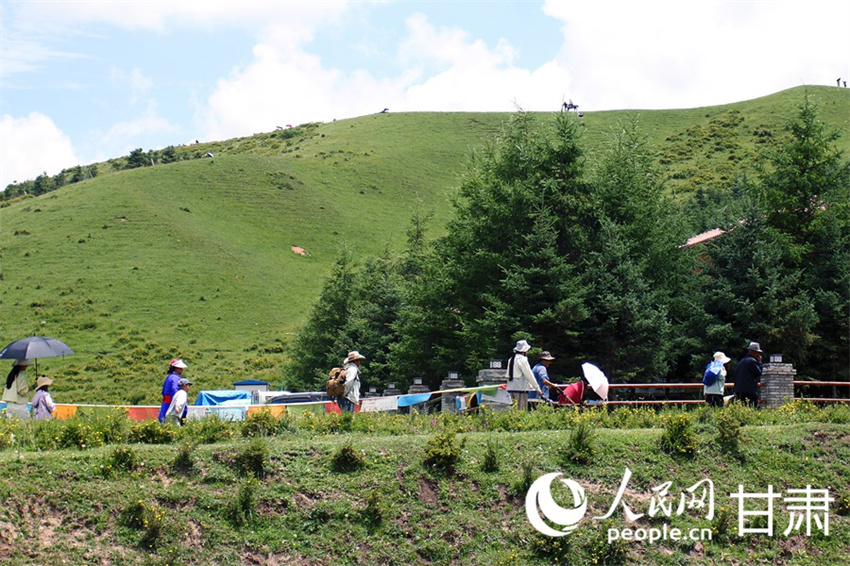 Galeria: paisagens idílicas de pastagens atraem turistas em Gansu