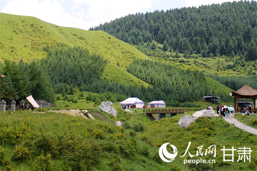 Galeria: paisagens idílicas de pastagens atraem turistas em Gansu