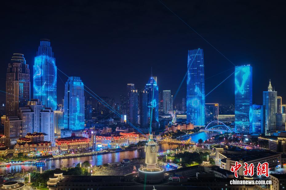 Espetáculo de luzes em Tianjin é renovado para OCS