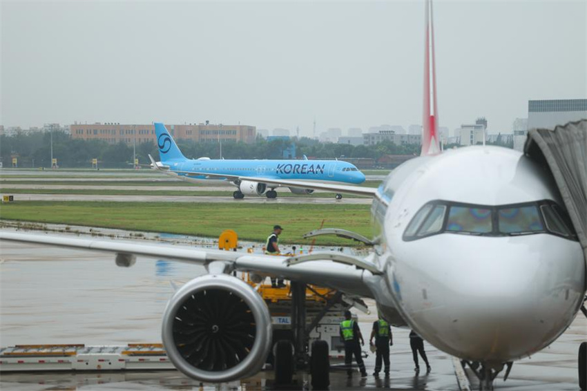 Nova instala??o de inspe??o de imigra??o inaugurada no Aeroporto Internacional de Binhai em Tianjin