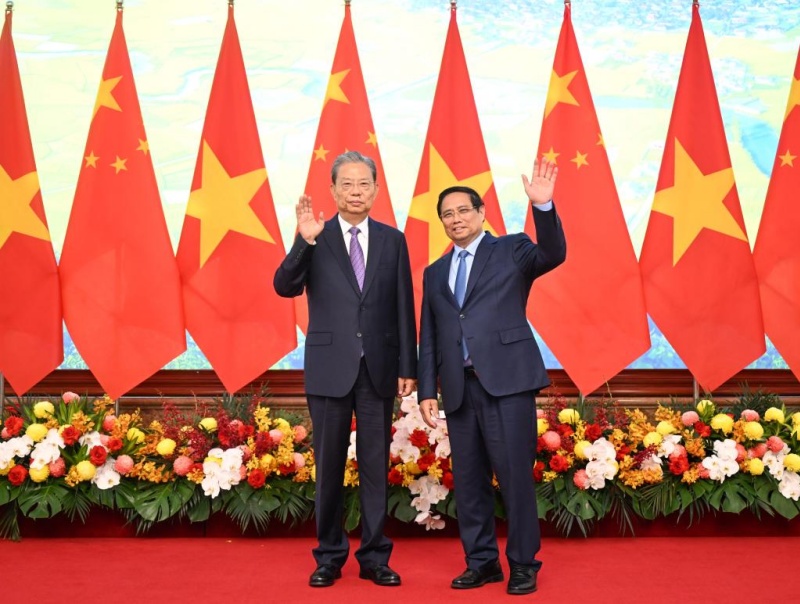 Chefe do Legislativo chinês pede acelera??o da constru??o da comunidade China-Vietn? com futuro compartilhado que carrega significado estratégico