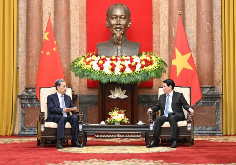 Chefe do Legislativo chinês pede acelera??o da constru??o da comunidade China-Vietn? com futuro compartilhado que carrega significado estratégico