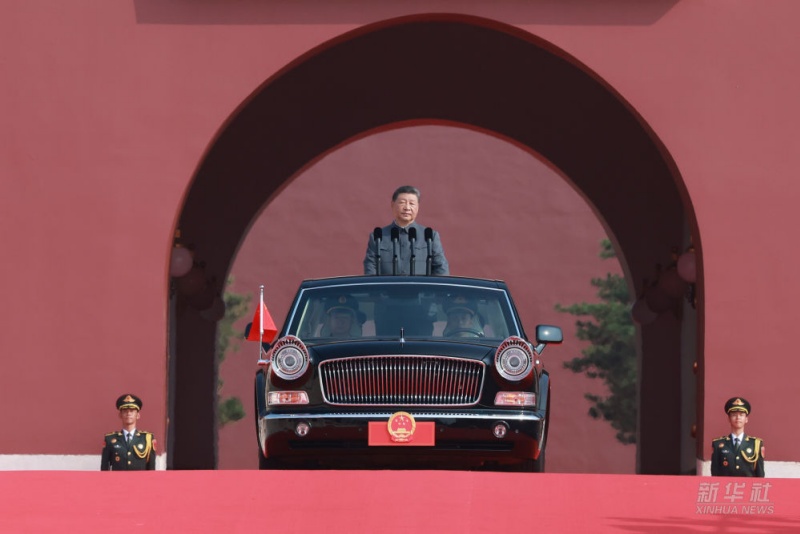 Xi Jinping passa em revista tropas para comemorar 80o aniversário da vitória sobre agress?o japonesa