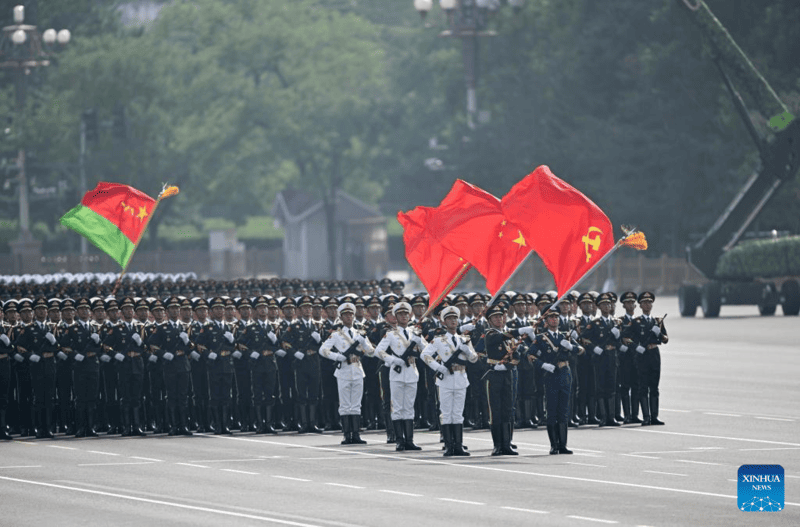 China realiza massivo desfile para marcar 80o aniversário da vitória da Segunda Guerra Mundial