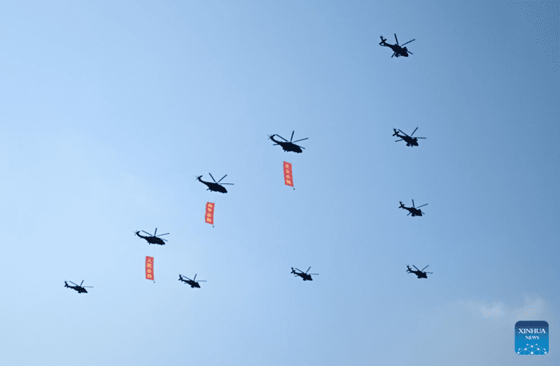 China realiza massivo desfile para marcar 80o aniversário da vitória da Segunda Guerra Mundial