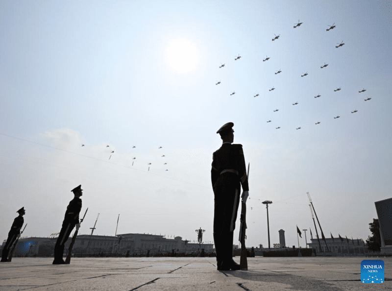 China realiza massivo desfile para marcar 80o aniversário da vitória da Segunda Guerra Mundial