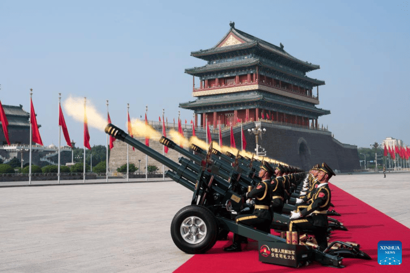 China realiza massivo desfile para marcar 80o aniversário da vitória da Segunda Guerra Mundial