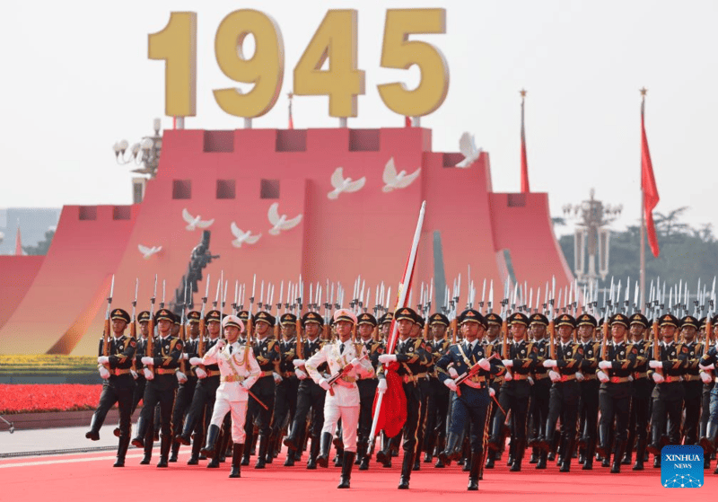 China realiza massivo desfile para marcar 80o aniversário da vitória da Segunda Guerra Mundial