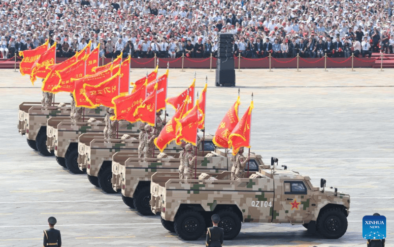 China realiza massivo desfile para marcar 80o aniversário da vitória da Segunda Guerra Mundial