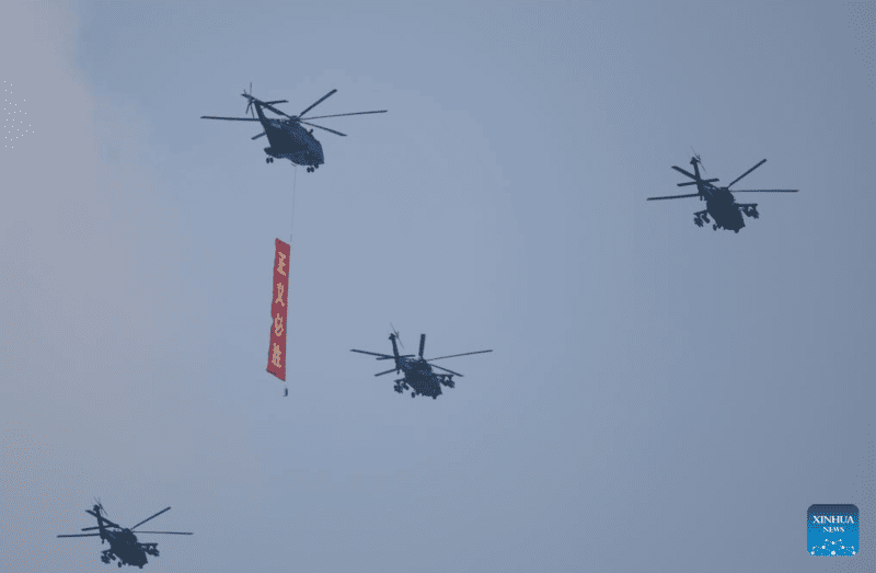 China realiza massivo desfile para marcar 80o aniversário da vitória da Segunda Guerra Mundial