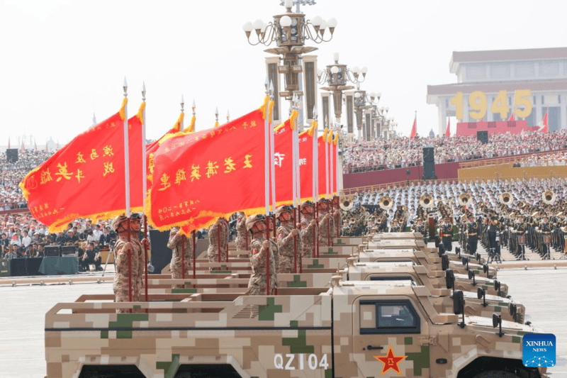 China realiza massivo desfile para marcar 80o aniversário da vitória da Segunda Guerra Mundial