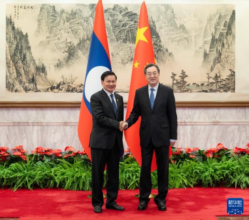 Vice-premiê chinês se reúne com presidente do Laos e presidente da Assembleia Nacional da República da Coreia