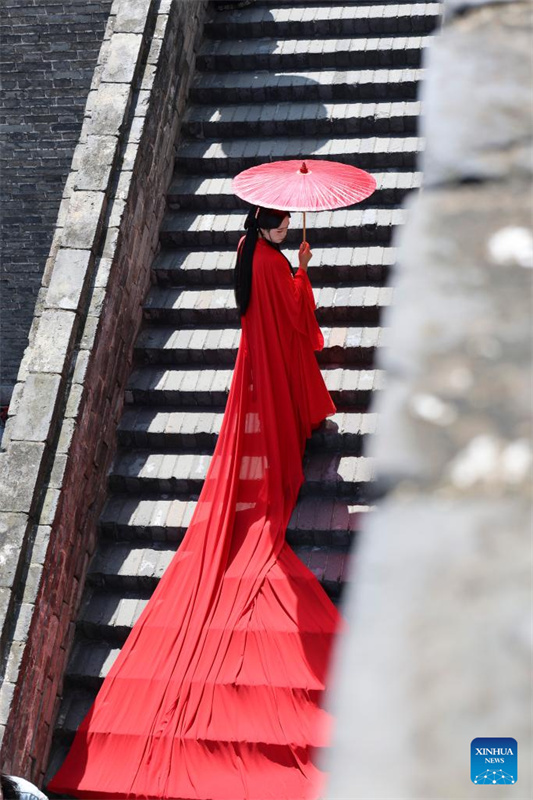 Xi'an constrói plataforma digital para proteger muralha da cidade antiga