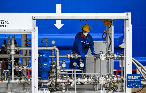 China: primeiro abastecimento de metanol verde para navio ro-ro concluído em Tianjin