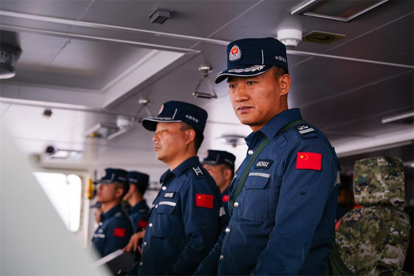 Guarda Costeira Chinesa realiza patrulhas policiais no Mar da China Meridional