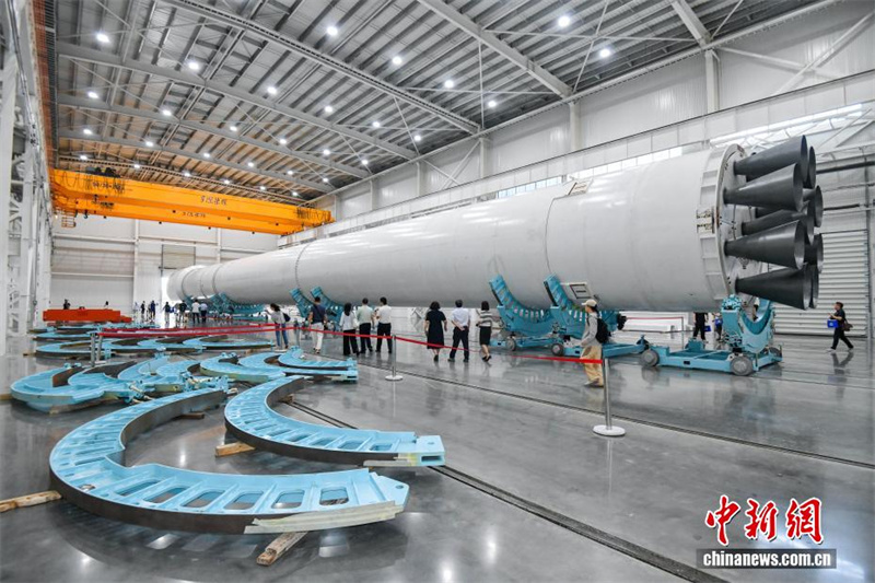 Projeto de reutiliza??o de foguetes transportadores concluído em Wenchang, Hainan