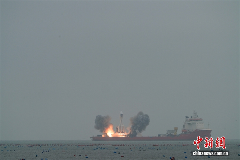 China lan?a foguete Gravity-1 a partir do mar