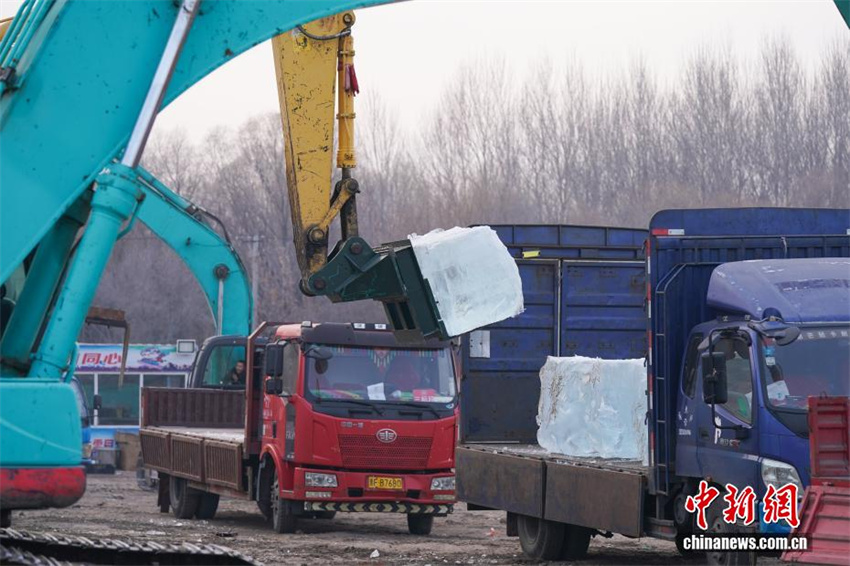 27o Harbin Ice and Snow World arranca com a utiliza??o de 200 mil metros cúbicos de gelo armazenado