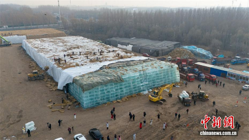 27o Harbin Ice and Snow World arranca com a utiliza??o de 200 mil metros cúbicos de gelo armazenado