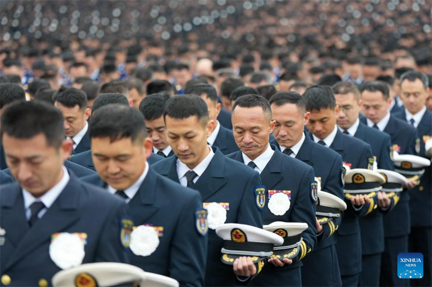 China realiza cerim?nia memorial nacional pelas vítimas do Massacre de Nanjing, pedindo que a história seja lembrada