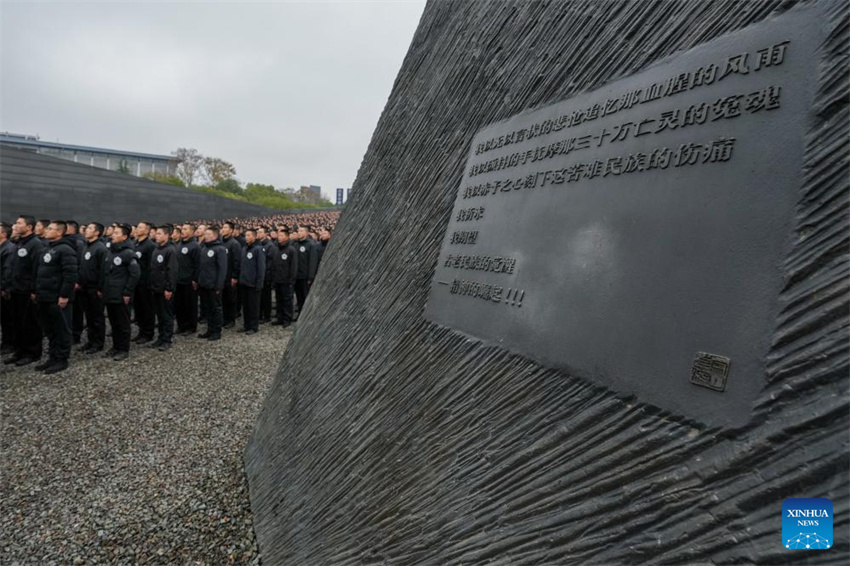 China realiza cerim?nia memorial nacional pelas vítimas do Massacre de Nanjing, pedindo que a história seja lembrada