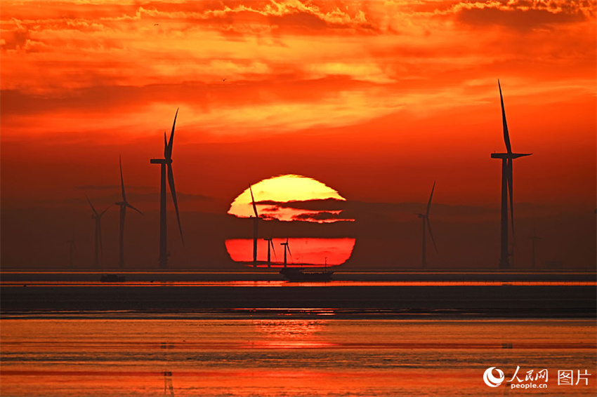 China: projeto de energia eólica offshore mais distante da costa conecta à rede elétrica